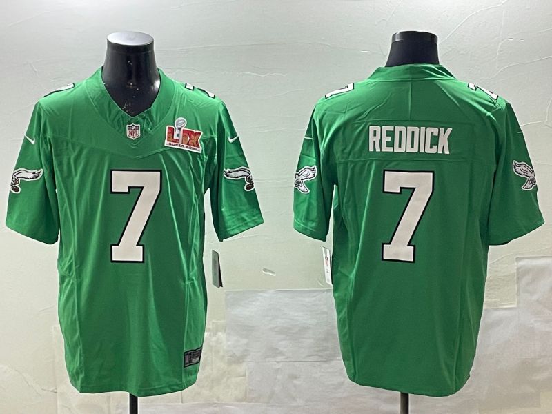 Men Philadelphia Eagles #7 Reddick Green three generations 2025 Nike Vapor Limited NFL Jersey style 2->philadelphia eagles->NFL Jersey